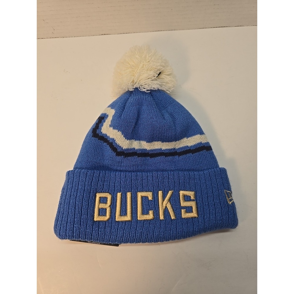 Milwaukee Bucks New Era 2024-25 City Edition Knit Hat‎ Size Youth Brand New
